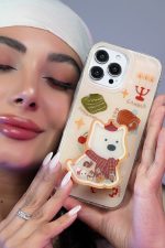 قاب موبایل آیفون کندل کریسمس سگ پاپی + پاپسوکت متحرک - Image 9