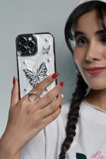 قاب موبایل آیفون پروانه گلامور - تصویر 5