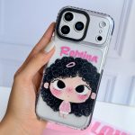 قاب موبایل سفارشی شفاف | Sweet Curly