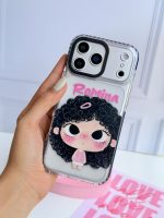 قاب موبایل سفارشی شفاف | Sweet Curly