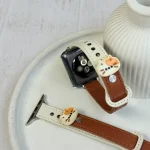 بند اپل واچ چرمی پیشی (کدw5083)