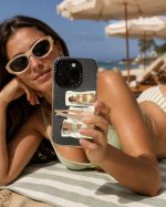 قاب موبایل سفارشی شفاف | Sunbathing - تصویر 7