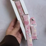 بند اپل واچ سیلیکونی فانتزی (کدw5084)