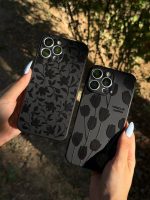 قاب فلورال مشکی سه طرح - تصویر 6