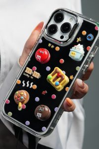 قاب موبایل ( آیفون - سامسونگ ) ام اند ام M&M آیینه ای بنددار - تصویر 2